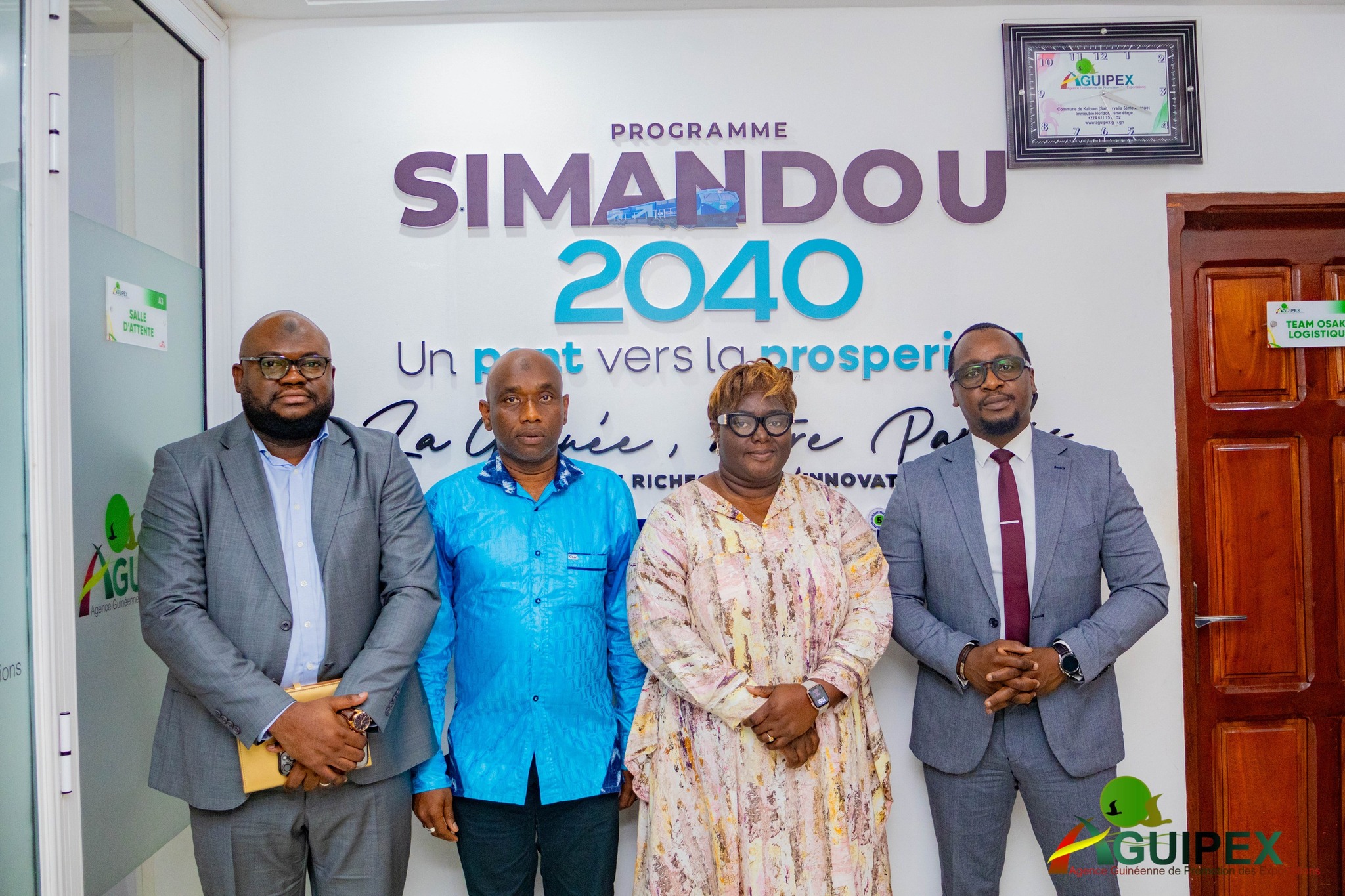 Visite du Secrétaire Général et du Chef de Cabinet du Ministère du Commerce à l’AGUIPEX